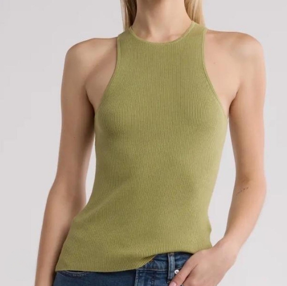 Madewell The Signature Knit Cutaway Sweater Tank